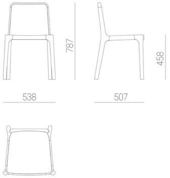 MOR DESIGN Стул из ореха и кожи Cast Ccupholwos - Вид №4