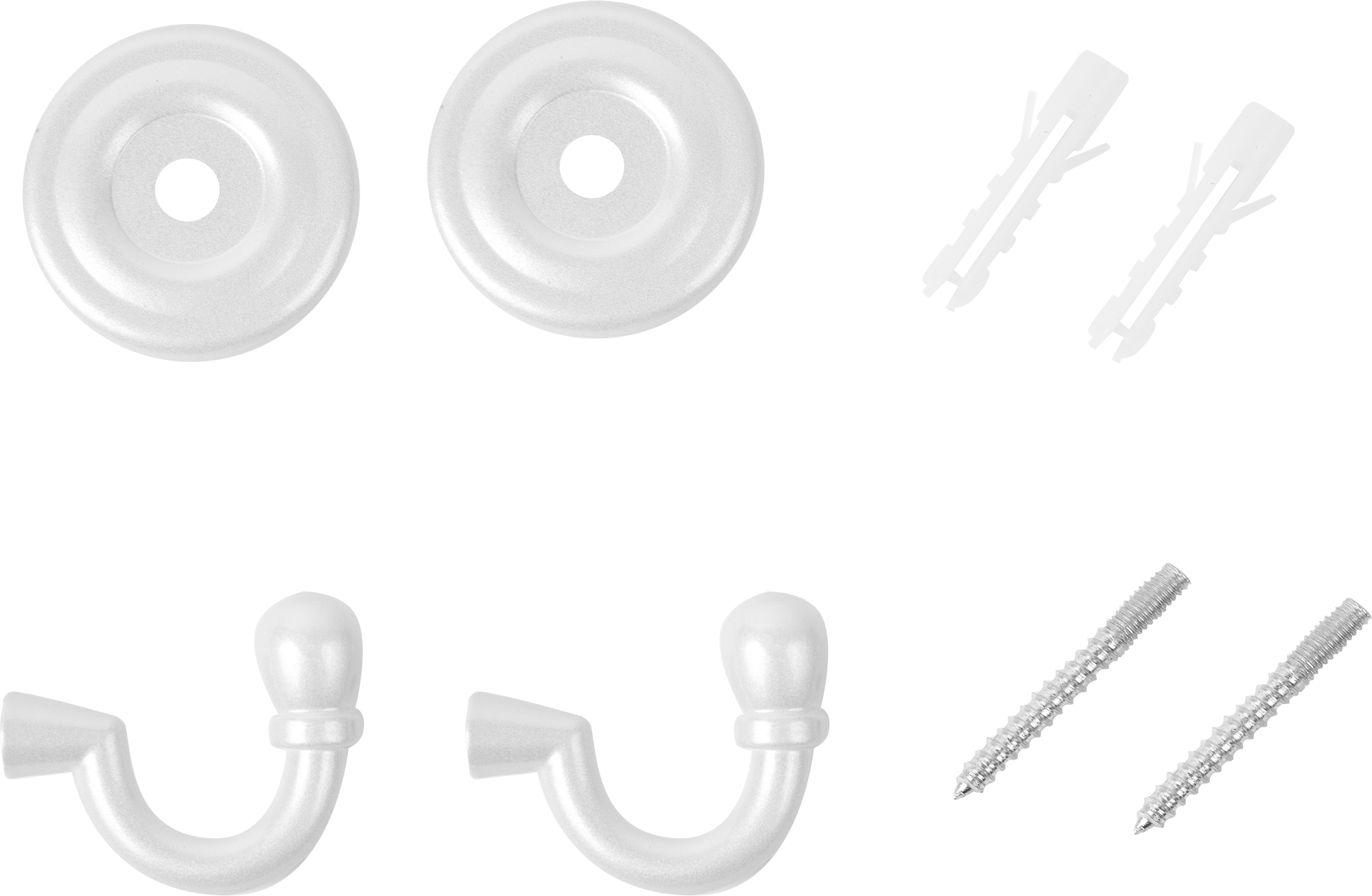 82110261 Крючок для подхвата металл цвет жемчуг 2 шт. STLM-0019241 ARTTEX  - Вид №2