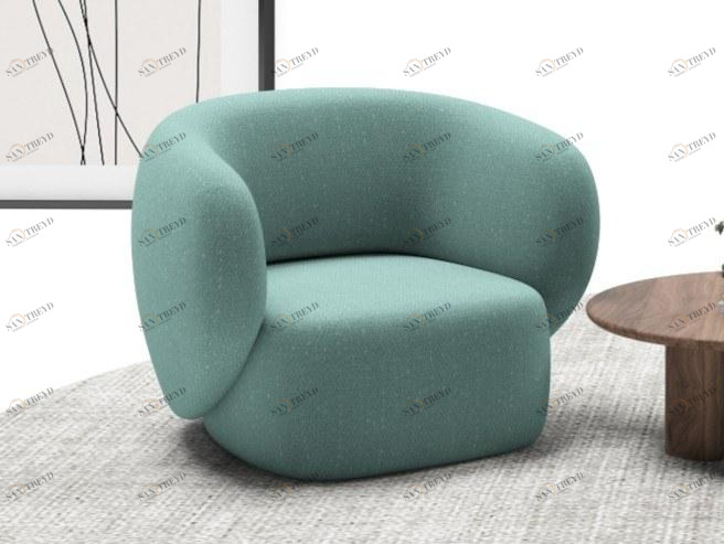 Grado Design Кресло из ткани с подлокотниками Swell Swe-sf-1s