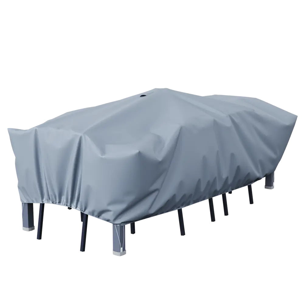 Защитный чехол для стола Naterial 250x60x130 см полиэстер светло-серый STLM-2157575