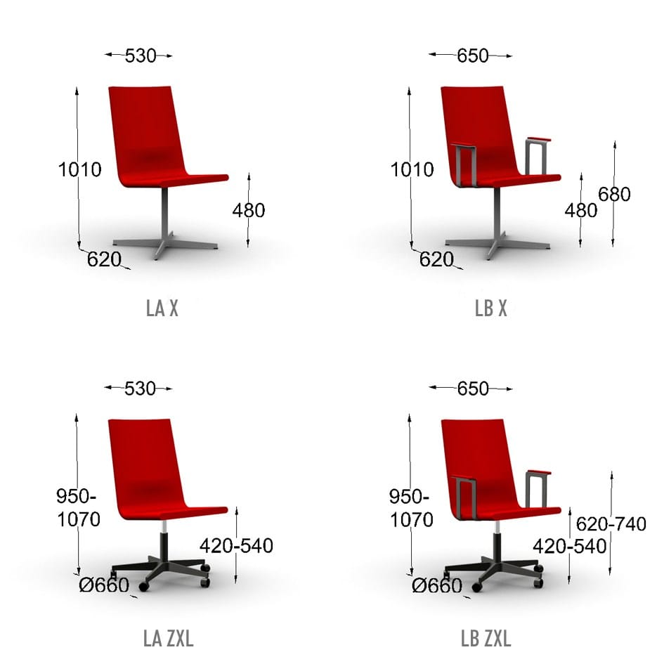 Стул с колесами с подлокотниками Inno низкий ARCH-00090170 - Вид №6