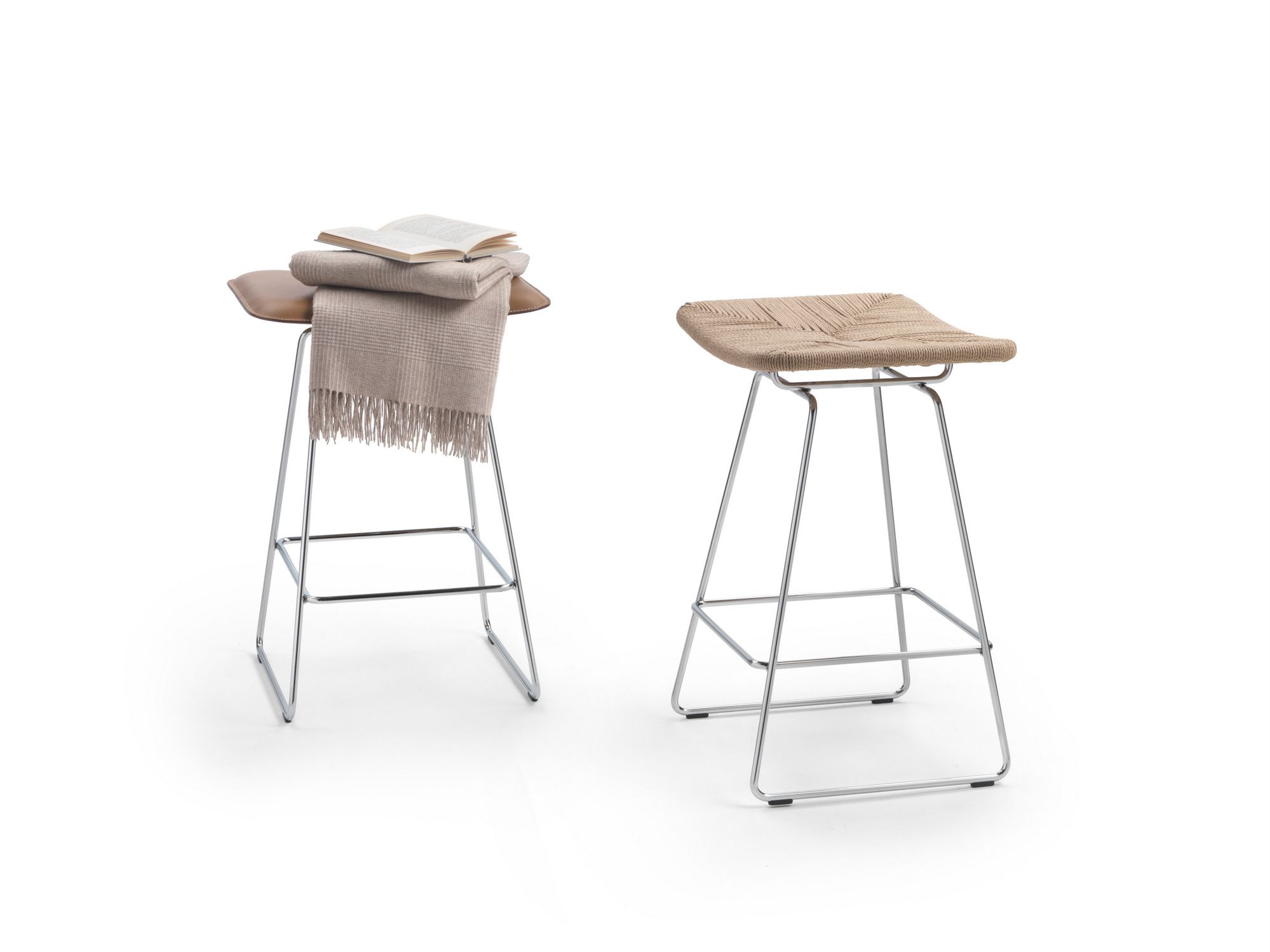 Высокий табурет из соломы Flexform ARCH-00001294 - Вид №1