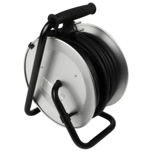 Удлинитель с заземлением на катушке Electraline 4 розетки 3х1.5 мм 25 м