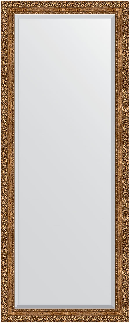 BY 6112 Зеркало напольное с фацетом в багетной раме - виньетка бронзовая 85 mm EVOFORM Exclusive floor