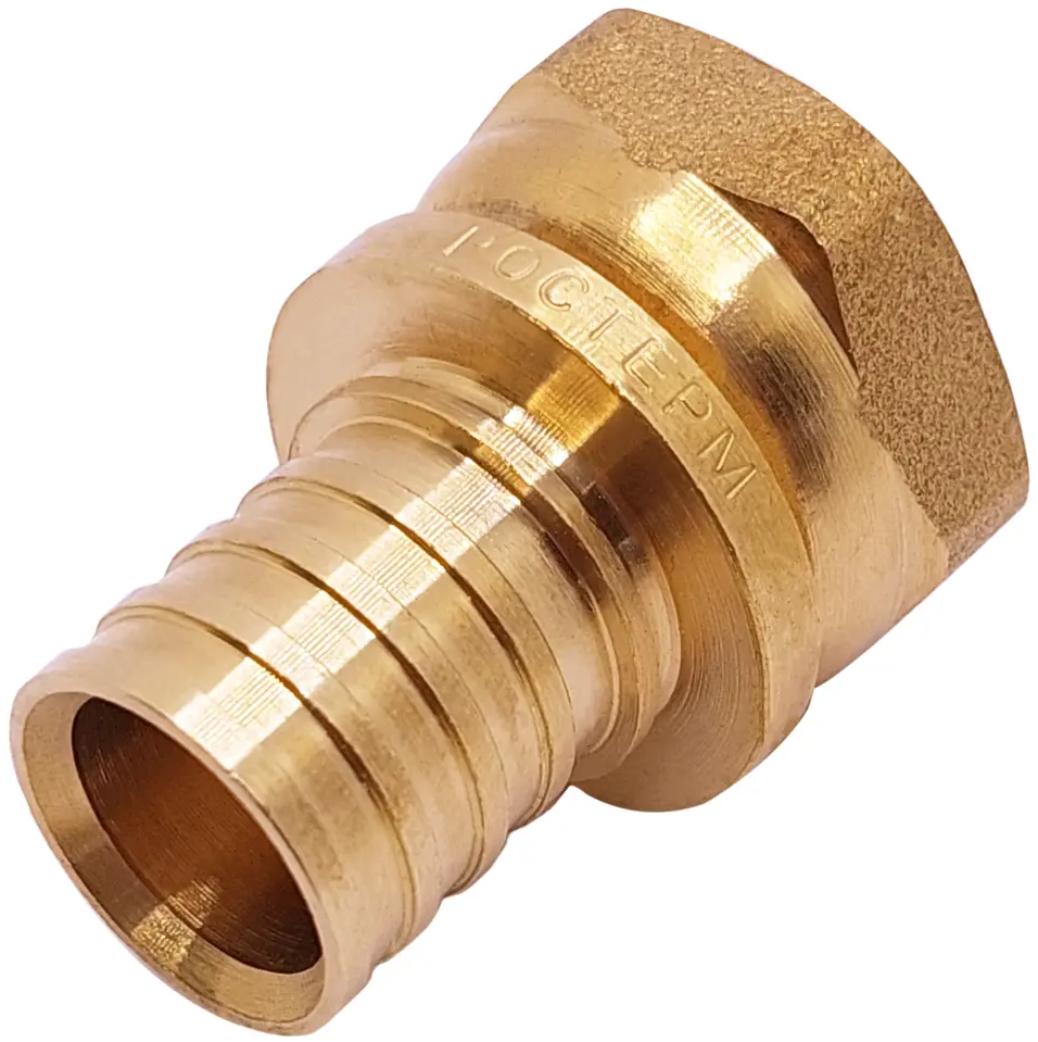 Переходник с накидной гайкой РОСТЕРМ 16 мм × 1/2" для систем водоснабжения 82109466