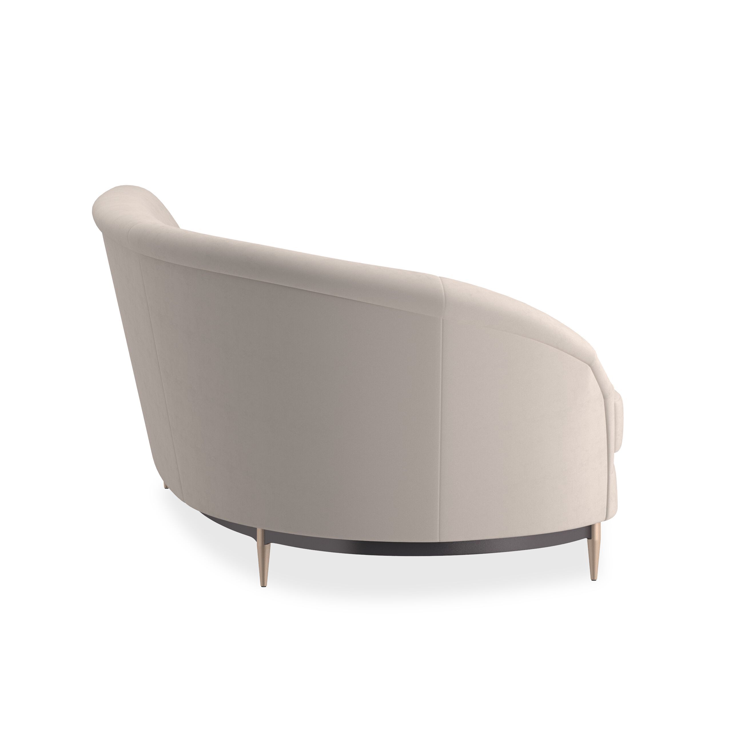 2-местный бархатный изогнутый диван Caracole Three'S Company Laf ARCH-00096575 - Вид №6