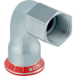 21660 Переходной угольник Geberit Mapress из углеродистой стали 90°, с внутренней резьбой Geberit