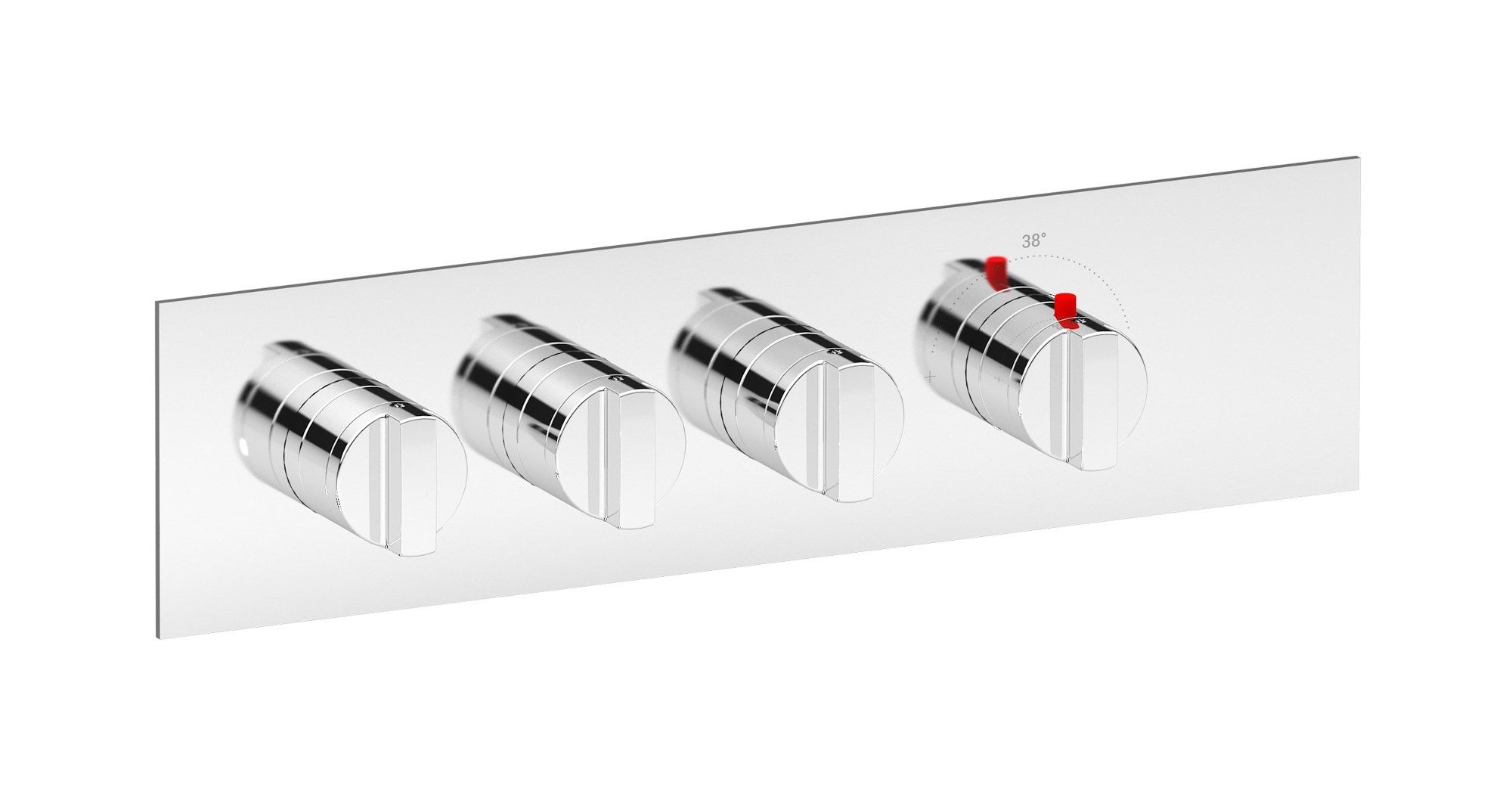 Термостатический смеситель для душа с 4 отверстиями IB Aqua ARCH-00118744 - Вид №5