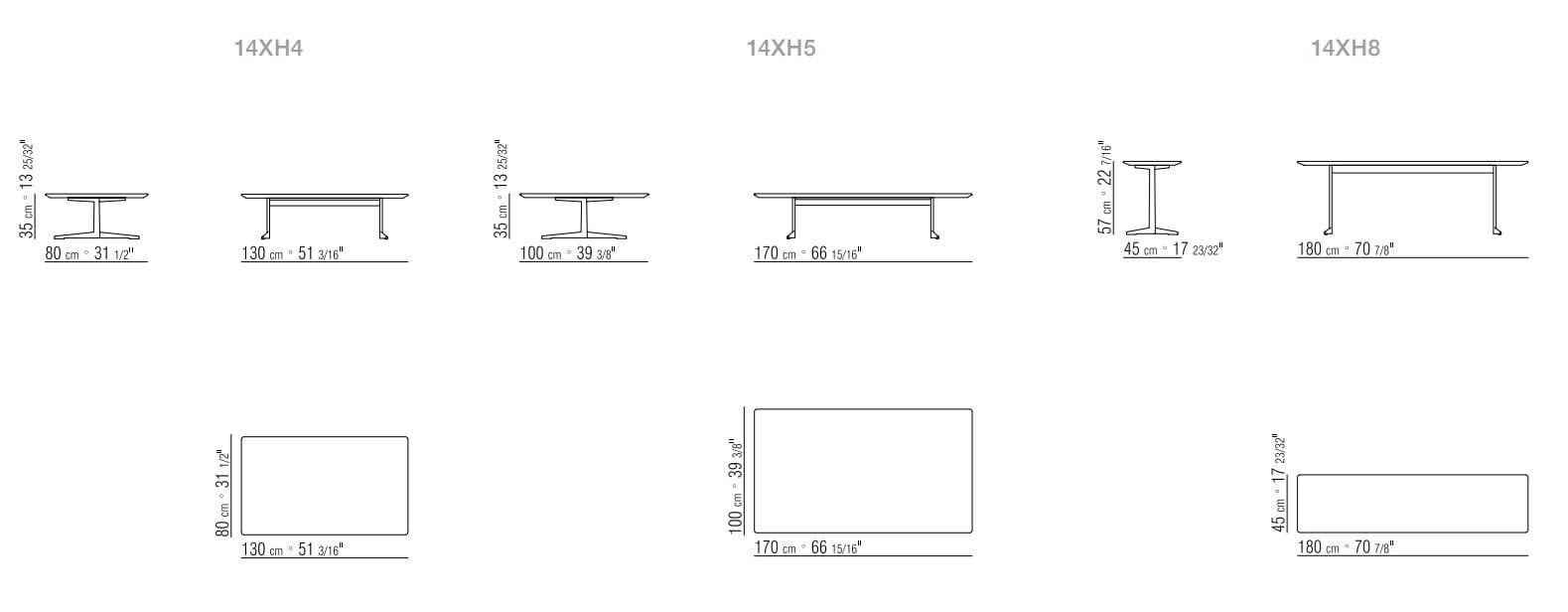 Прямоугольный каменный журнальный столик Flexform ARCH-00104702 - Вид №2
