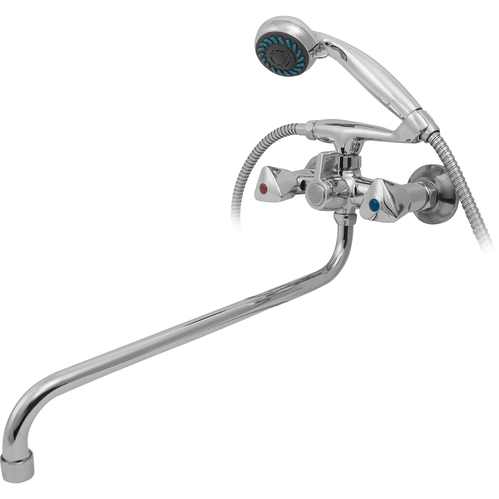 14165009 Смеситель для ванны Молот двухвентильный цвет хром Ретро Люкс Santreyd 