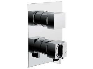 Термостатический встраиваемый смеситель для душа с переключателем