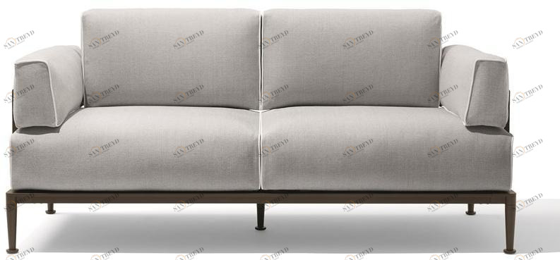 Giorgetti 3-х местный тканевый диван со съемным чехлом Gea sun-id-1483697