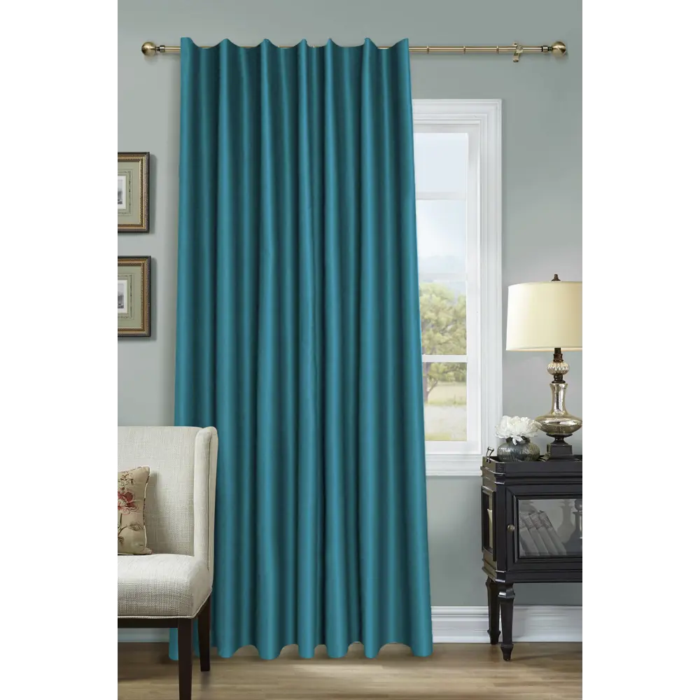 Штора на ленте блэкаут Flame 250x300 см цвет бирюзовый 84653434 STLM-2193776 MIAMOZA  - Вид №4
