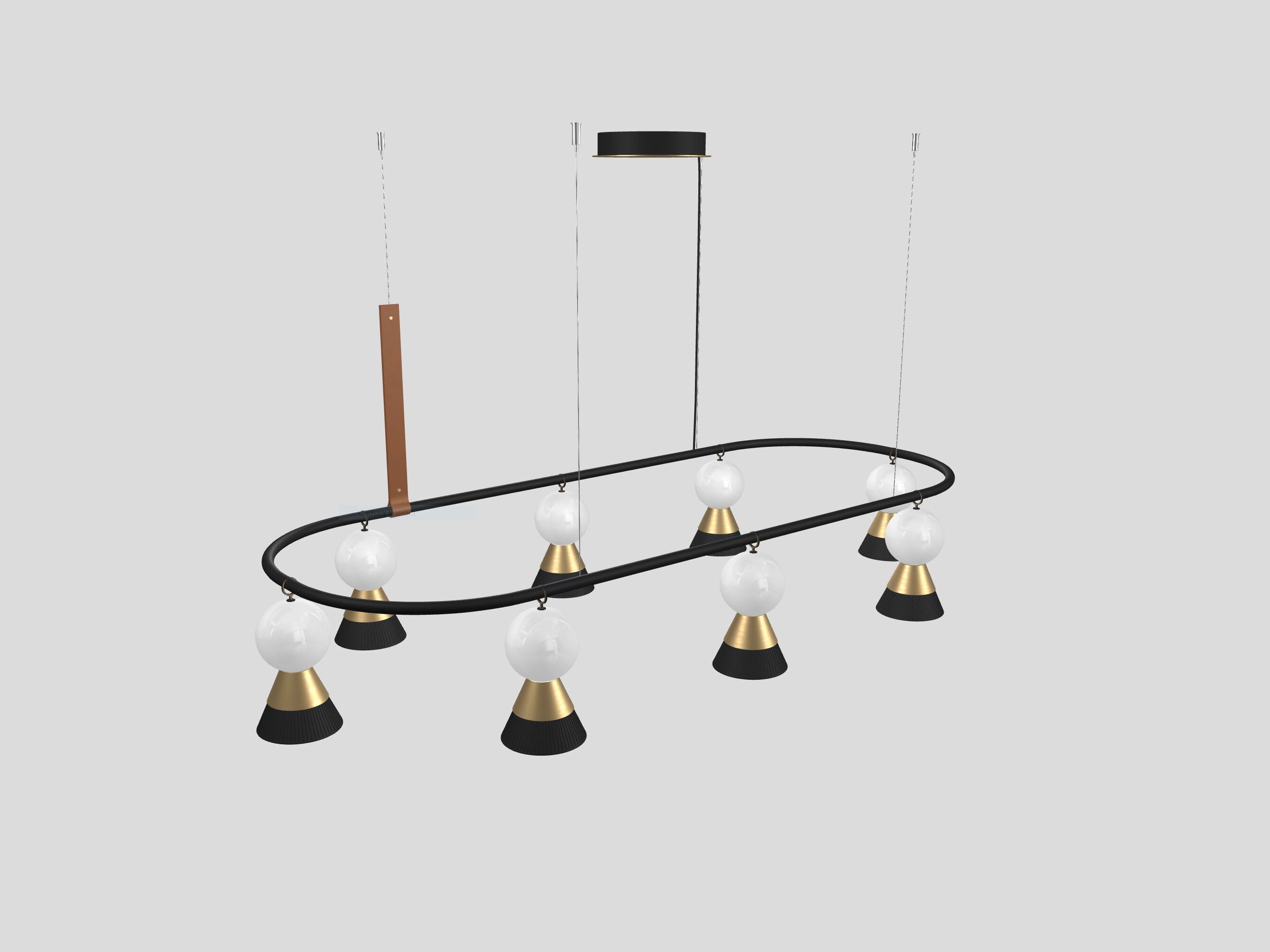 Металлический светодиодный подвесной светильник Masiero Bozu ARCH-00121151