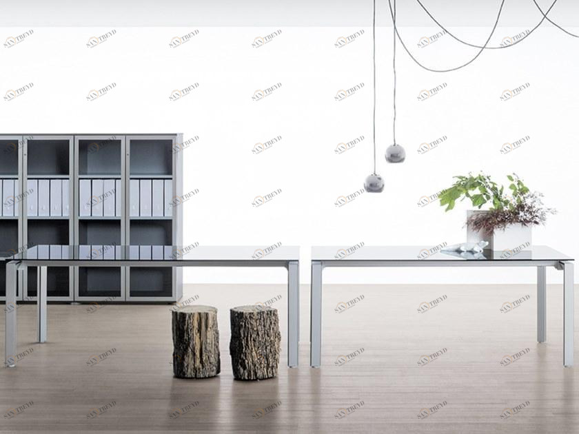 Citterio Прямоугольный стеклянный стол Point sun-id-1448256