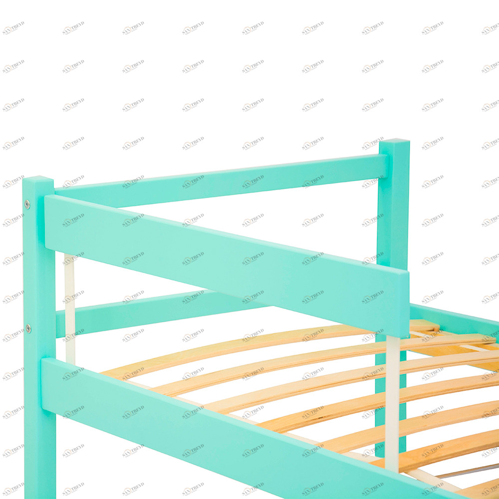 Съемный бортик для кровати Svogen мятный БЕЛЬМАРКО  326923 Голубой Santreyd 