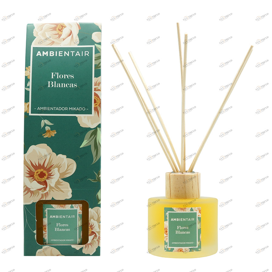Диффузор ароматический 100 мл "Белые цветы" Floral AMBIENTAIR  00-3881112 Желтый 