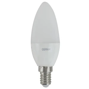 Лампа светодиодная Osram свеча E14 5.4 Вт 470 Лм свет тёплый белый 18002549 STLM-2159623