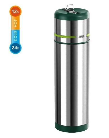 Термос из нержавеющей стали зеленый 1 л Mobility EMSA ДИЗАЙНЕРСКИЕ 00-3951800 Хром  - Вид №2