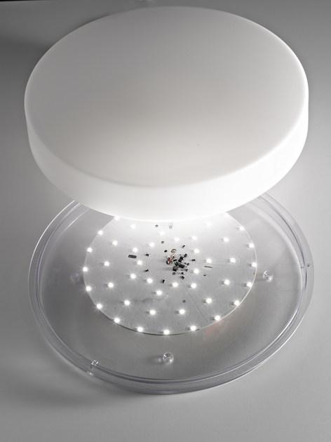 AiLati Настенный светильник / потолочный светильник из опалового стекла Drum sun-id-1407366 - Вид №1