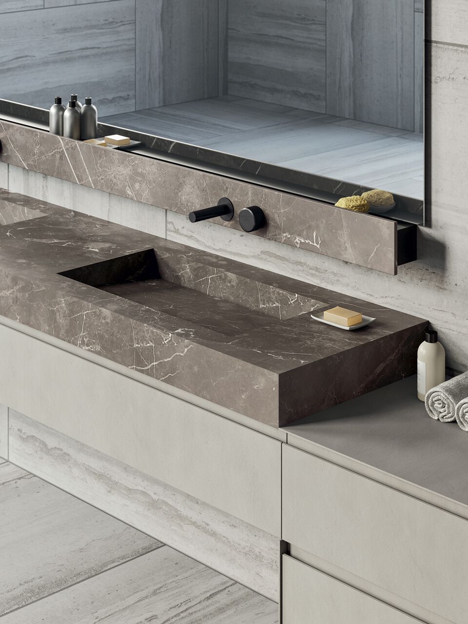 Полка с смесителями для умывальника Rexa уникальный ARCH-00111671 - Вид №2