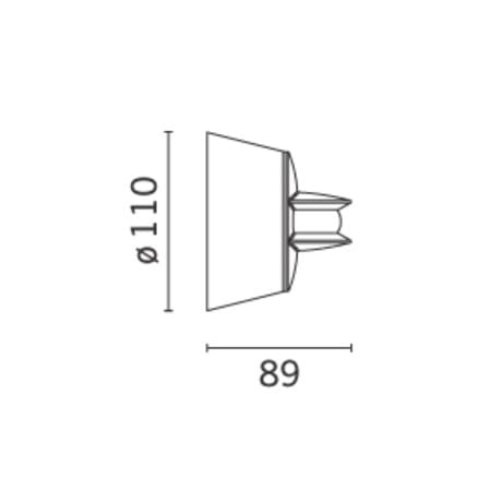 Заливка формы алюминия Сид напольный прожектор iGuzzini ARCH-00006312 - Вид №2