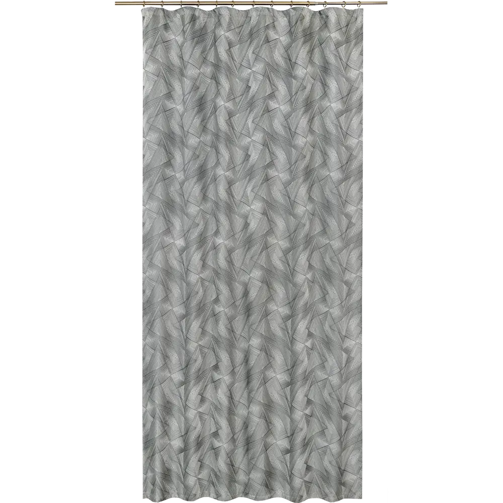 Штора на ленте «Геометрия», 160x280 см, геометрия, цвет чёрный 82433340 STLM-2011871 GARDEN 