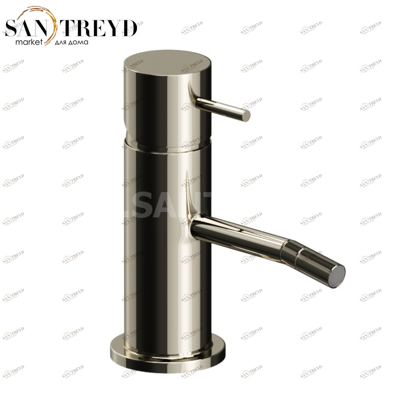 922994 Смеситель для биде без донного клапана, цвет Никель Kerasan Nolita Италия