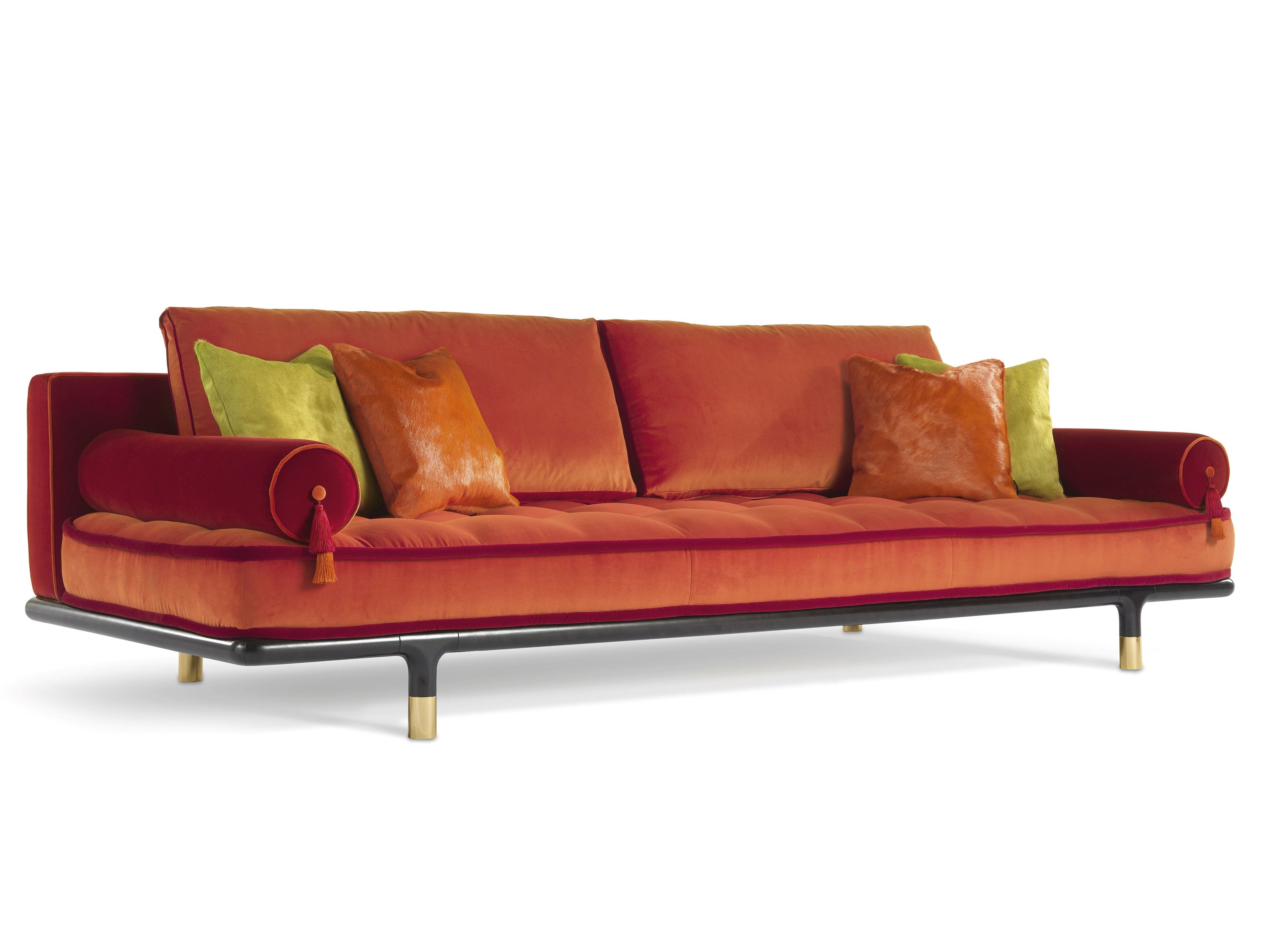 4-местный бархатный диван capitonné ETRO Home Interiors Woodstock ARCH-00123443 - Вид №1