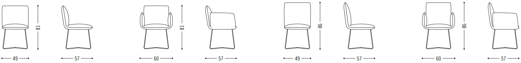 COR Стул для ресторана из ткани Jalis sun-id-1483824 - Вид №5
