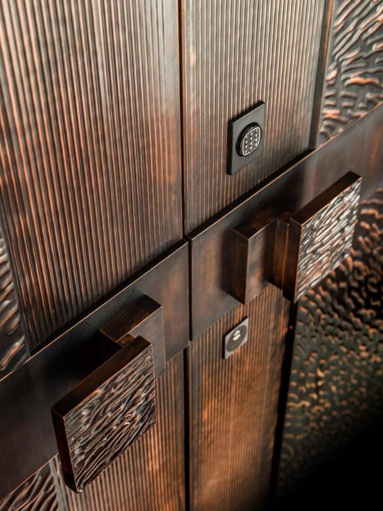 Ercole Бронированная распашная медная дверь с контролем доступа sun-id-1414830 - Вид №4