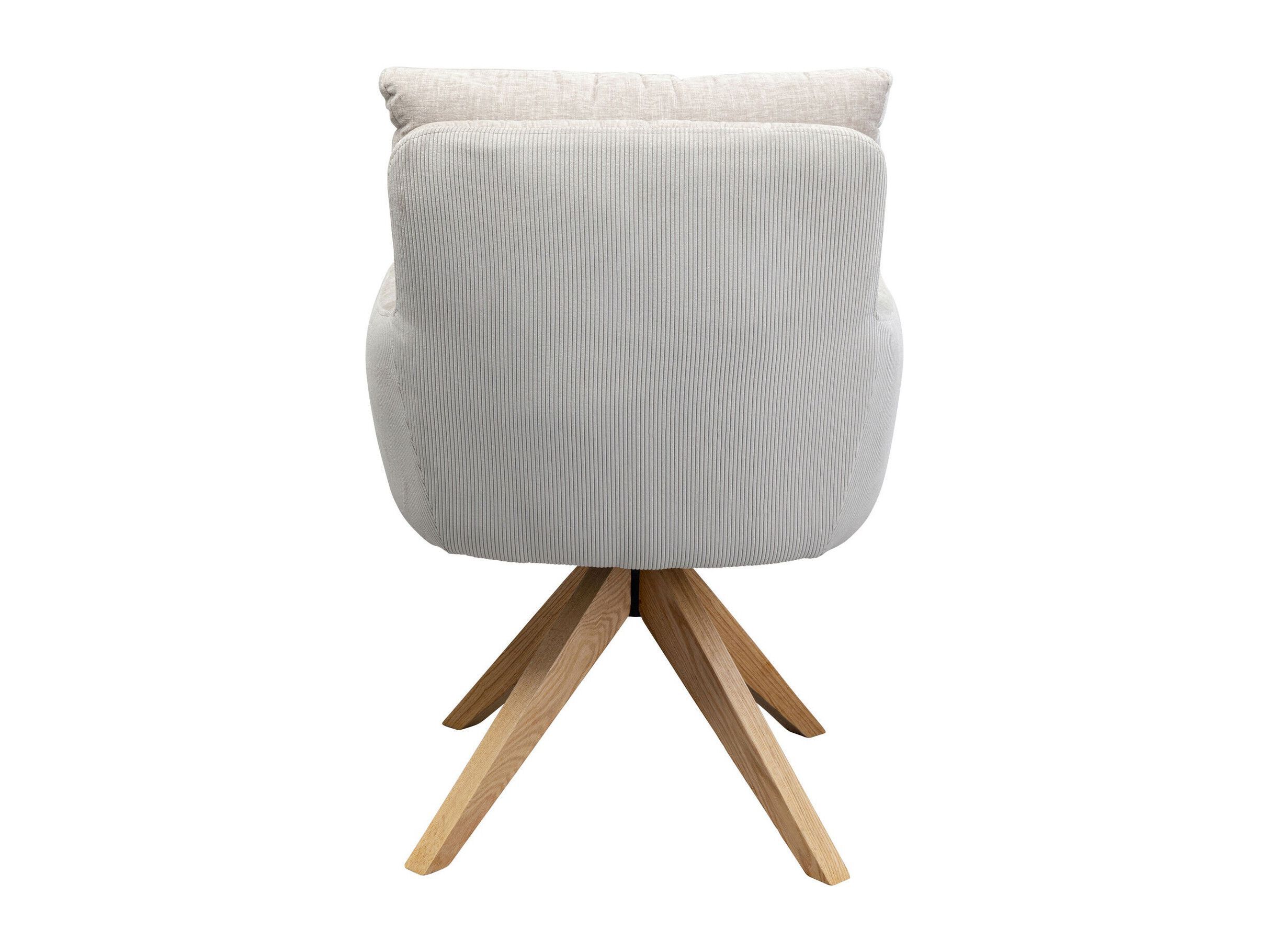 Тканевый поворотный стул с подлокотниками KARE Design BOSSE ARCH-00055964 - Вид №3