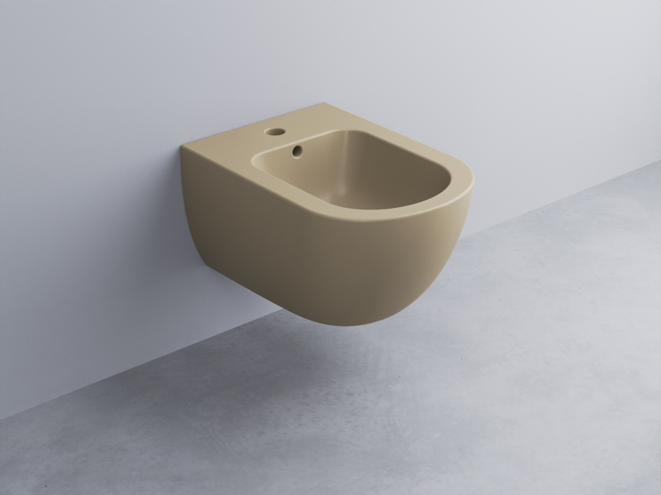 EJBSR-AV Биде подвесное с одним отверстием под смеситель, в комплекте с крепежами Enjoy Mini 48 cielo Enjoy + Amedeo Ceramica Cielo