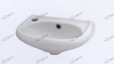 10162 Подвесная раковина настенная круглая SANTEK  белая 