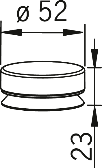 Oras 272000 Смарт-кнопка, 3 V 272000 Optima Хром  - Вид №2