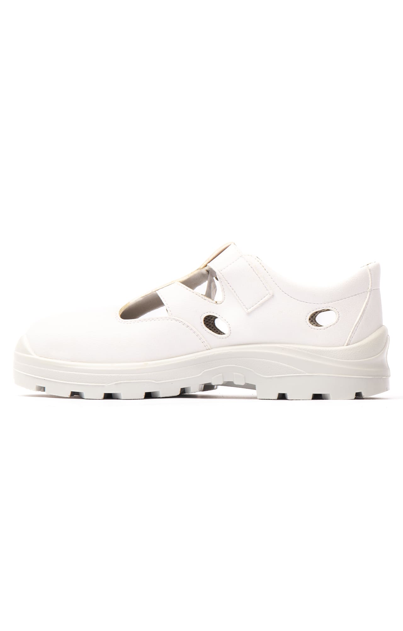 5033259 Полуботинки АЛМИ с перфорацией с металлическим подноском арт 80302 011600 белые  Одежда для поваров  размер 46 Спецодежда  - Вид №3