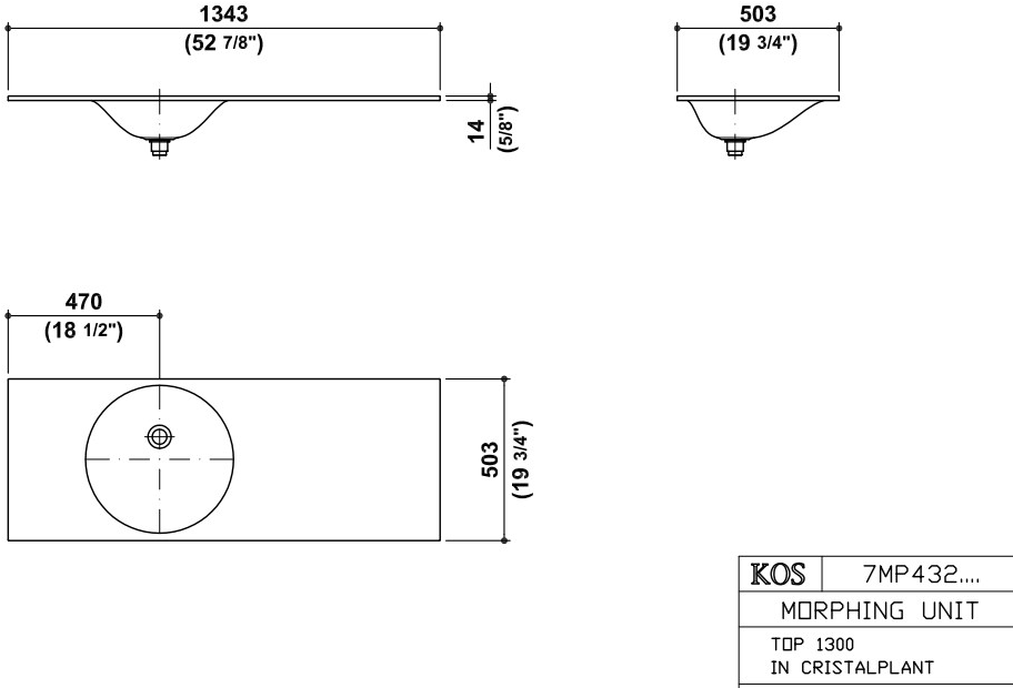 Kos by Zucchetti Подвесная тумба под умывальник Morphing sun-id-1448190 - Вид №6