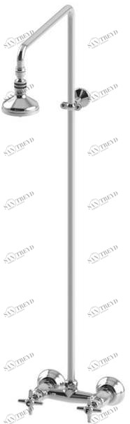 RUBINETTERIE STELLA Настенная душевая стойка с душевой лейкой Italica It02410