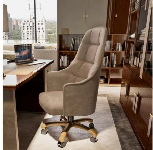 Barnini Oseo Кресло исполнительное на 5 спиц с высокой спинкой Richmond upon thames Rc90