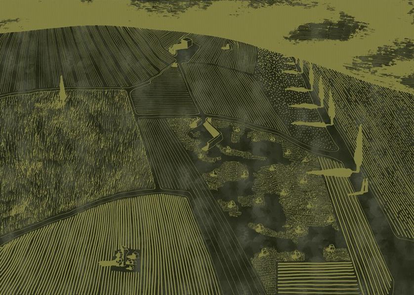 Affreschi & Affreschi Рулонные экологические штукатурные обои с пейзажами Season 1 sun-id-1459780 - Вид №1