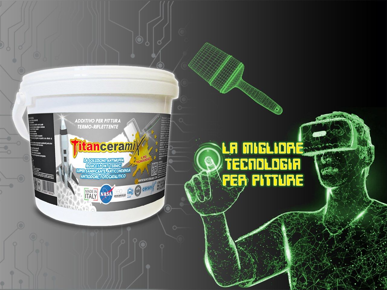 Керамическая наносферная краска добавка Ceramix TITANCERAMIX ARCH-00068019 - Вид №1