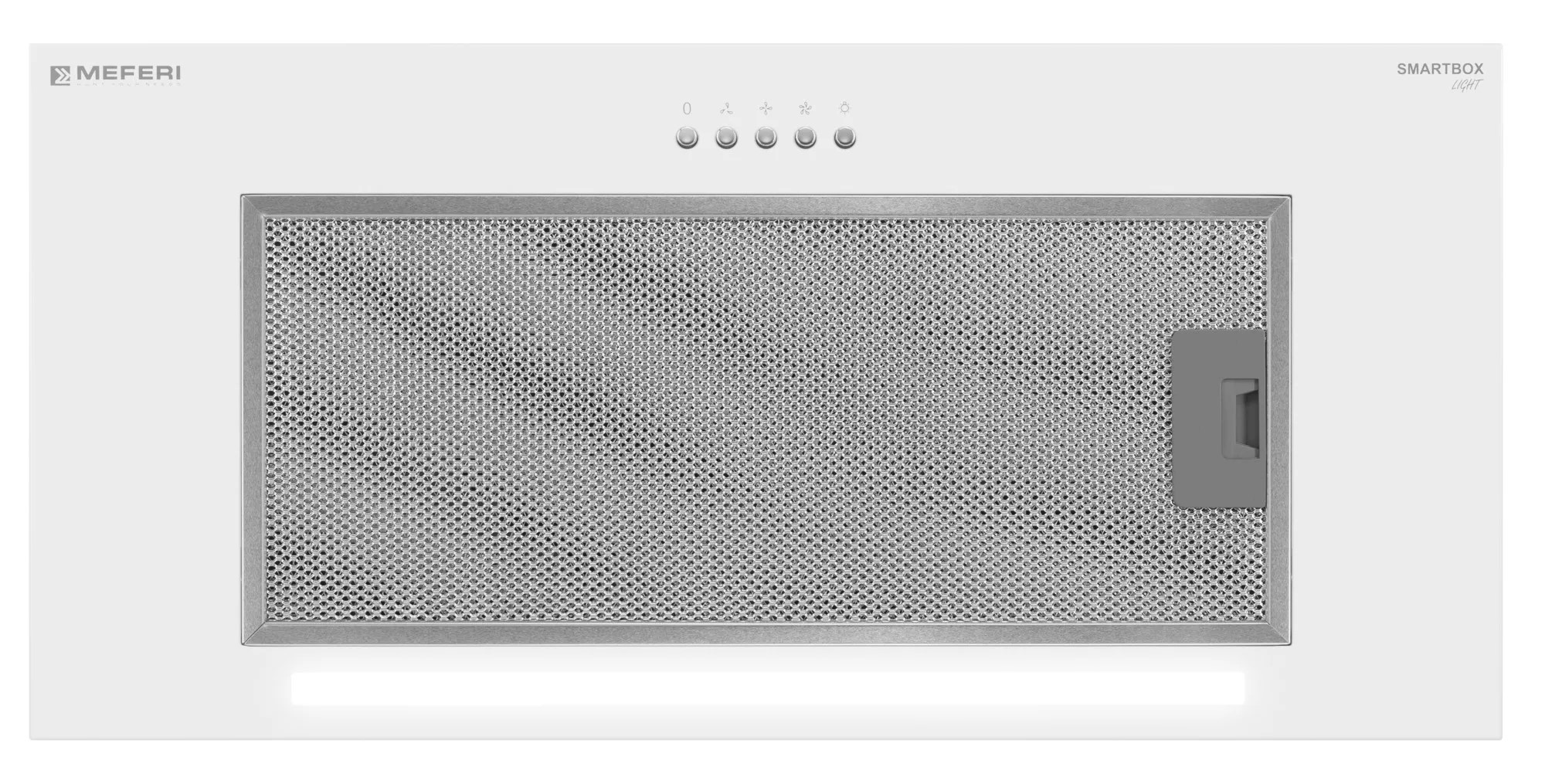 9168686 Вытяжка полновстраиваемая Meferi SMARTBOX60WH LIGHT белый STDN-0027661 - Вид №4