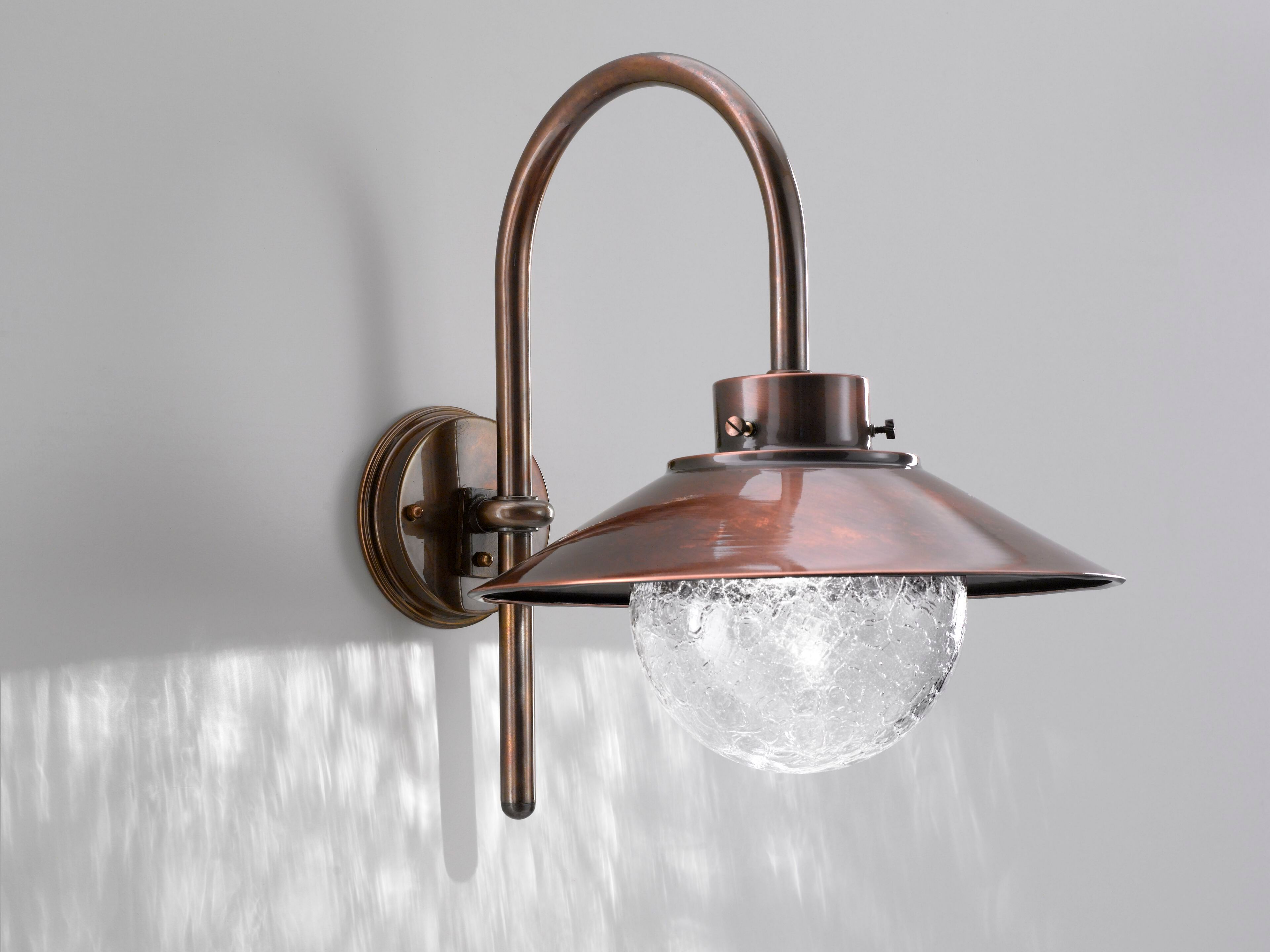 Латунь и медь светодиодные открытый настенный светильник Cremasco Illuminazione Венецианская традиция ARCH-00152445 - Вид №1