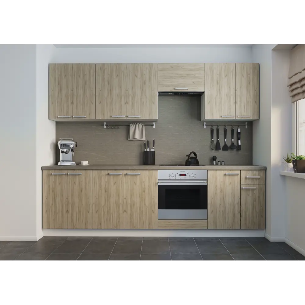 Напольный шкаф Santreyd Дейма для кухни 50x85x60 см в элегантном коричневом цвете 86720864 STLM-1582813 - Вид №7