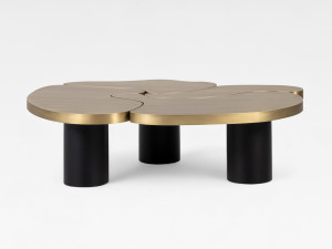 Латунный журнальный столик