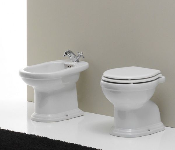 KVR/CKR Приставной унитаз напольный Белый Neroceramica  Италия 