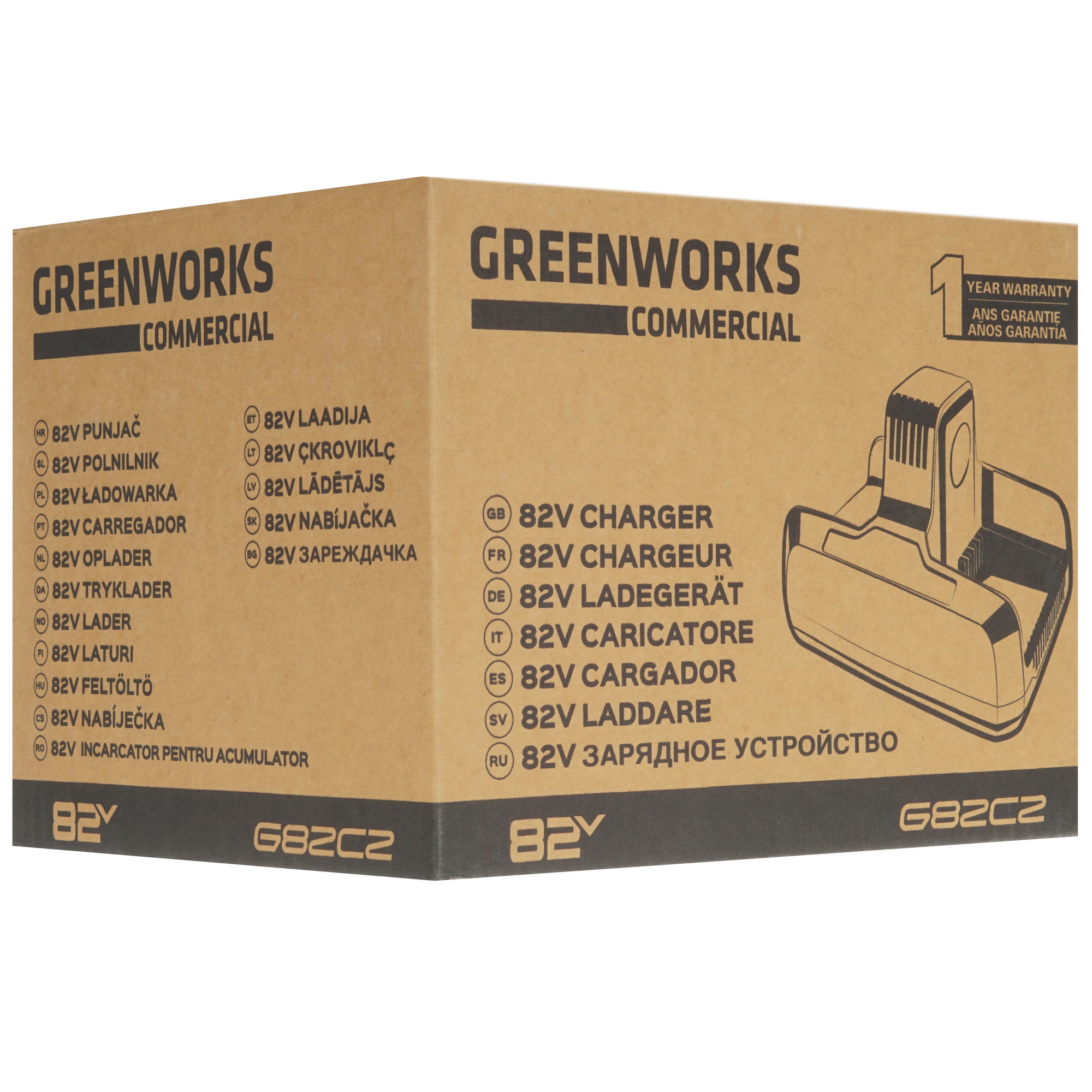 Зарядное устройство GreenWorks G82C2 82V 5081811 STDN-0091039 - Вид №4