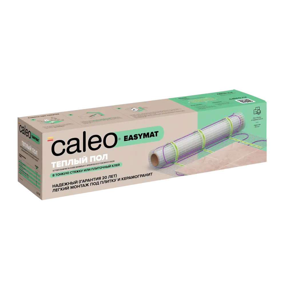 Нагревательный мат для тёплого пола Caleo Easymat 3.6 м² 504 Вт STLM-2041763 - Вид №1