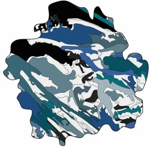 YO2 Ковер из полиамида Unreal clips