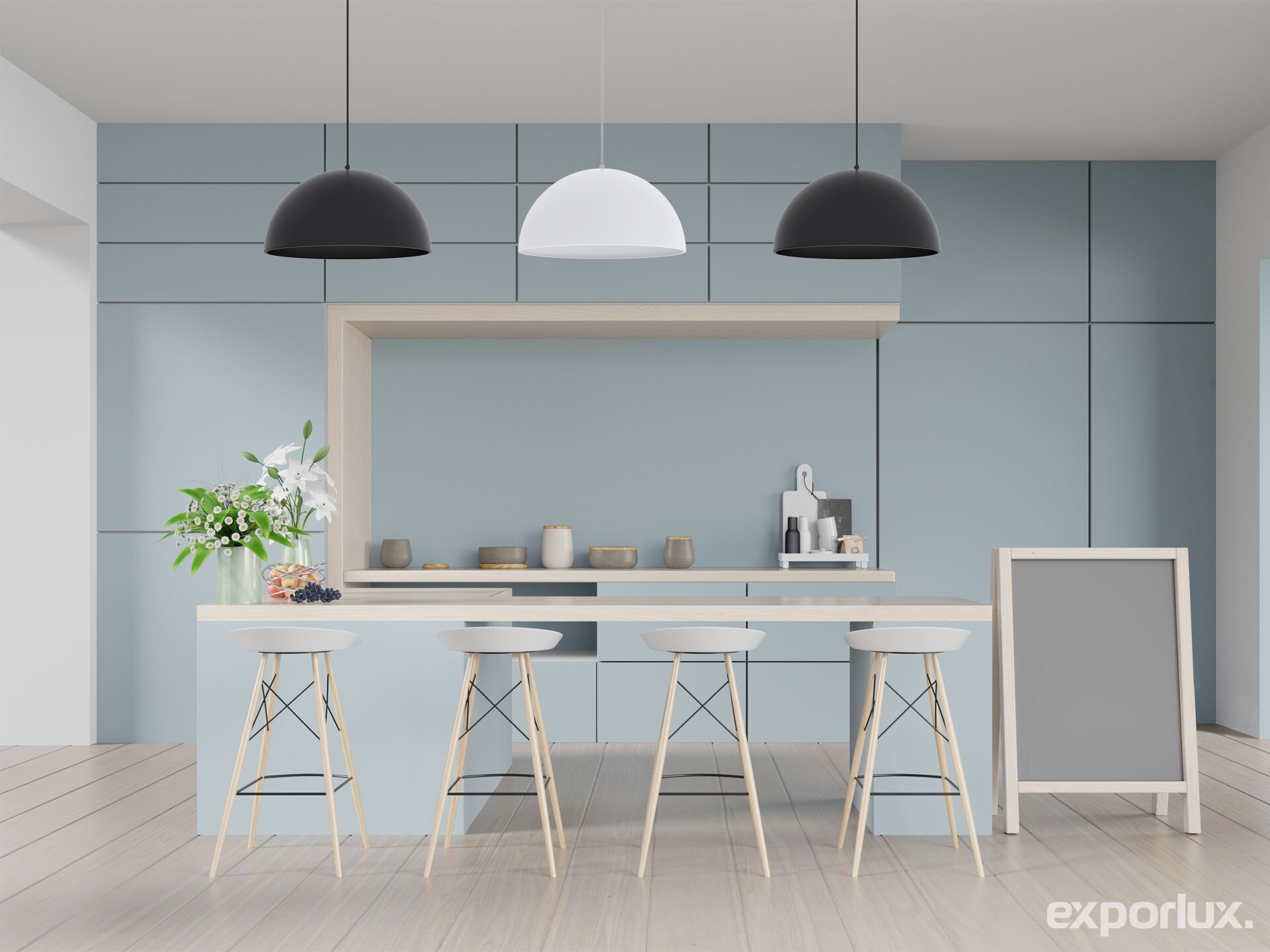 Алюминиевый подвесной светильник Exporlux SPHERE SU ARCH-00110397 - Вид №2